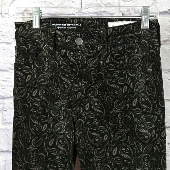 AG Anthropologie The Stevie Velvet High-Rise Skinny Jeans Adriano Goldschmied 26 - Picture 4 of 16